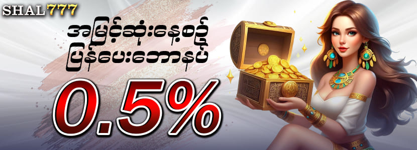 slot game Cashback bonus0.5%